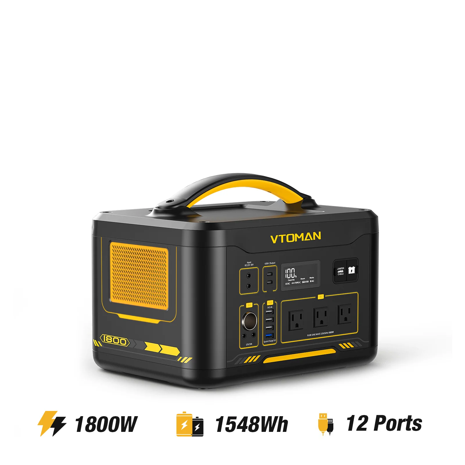 VTOMAN Jump 1800 with 1548Wh Extra Battery - Image 4