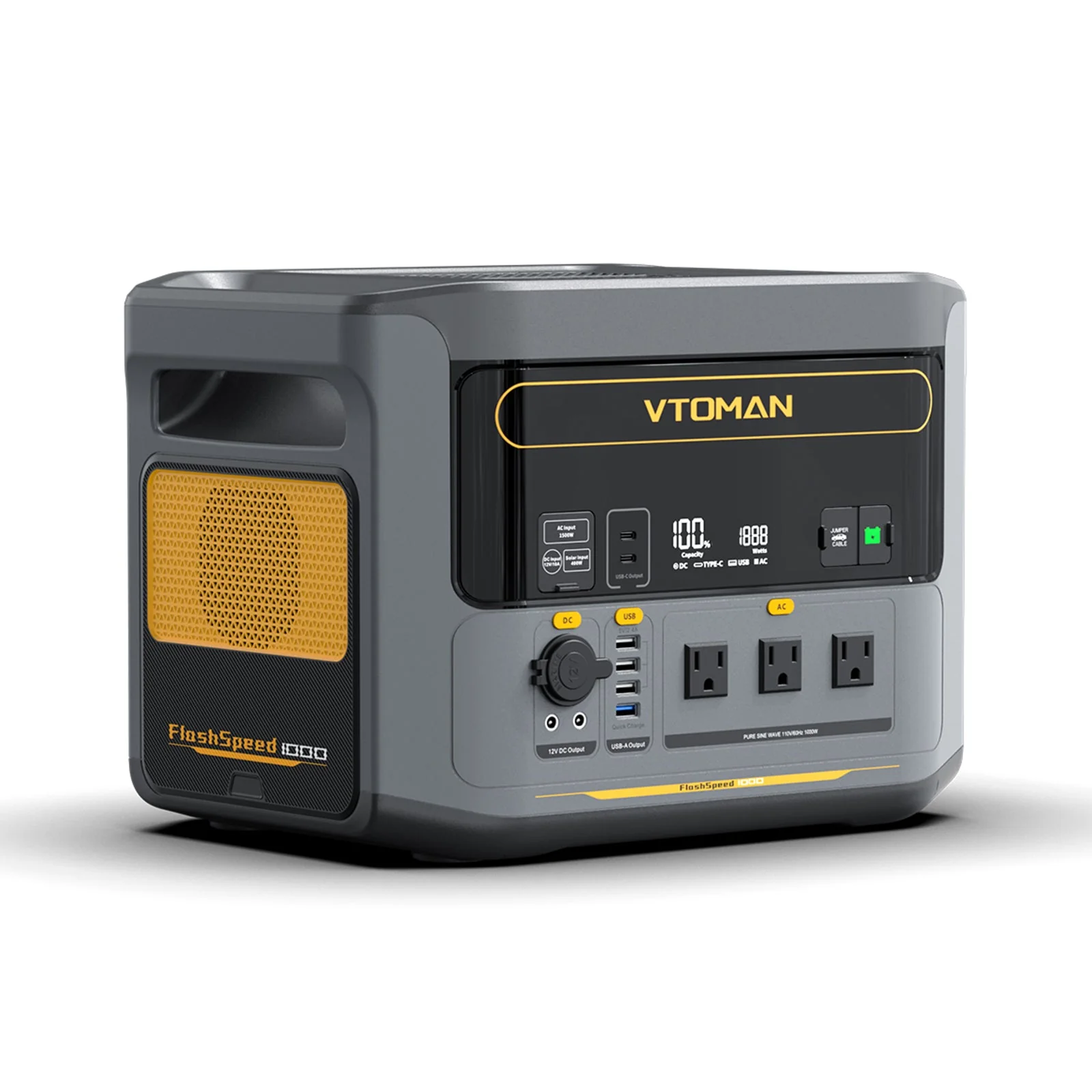 VTOMAN FlashSpeed 1000/2376Wh with 200W Solar Panel - Image 3