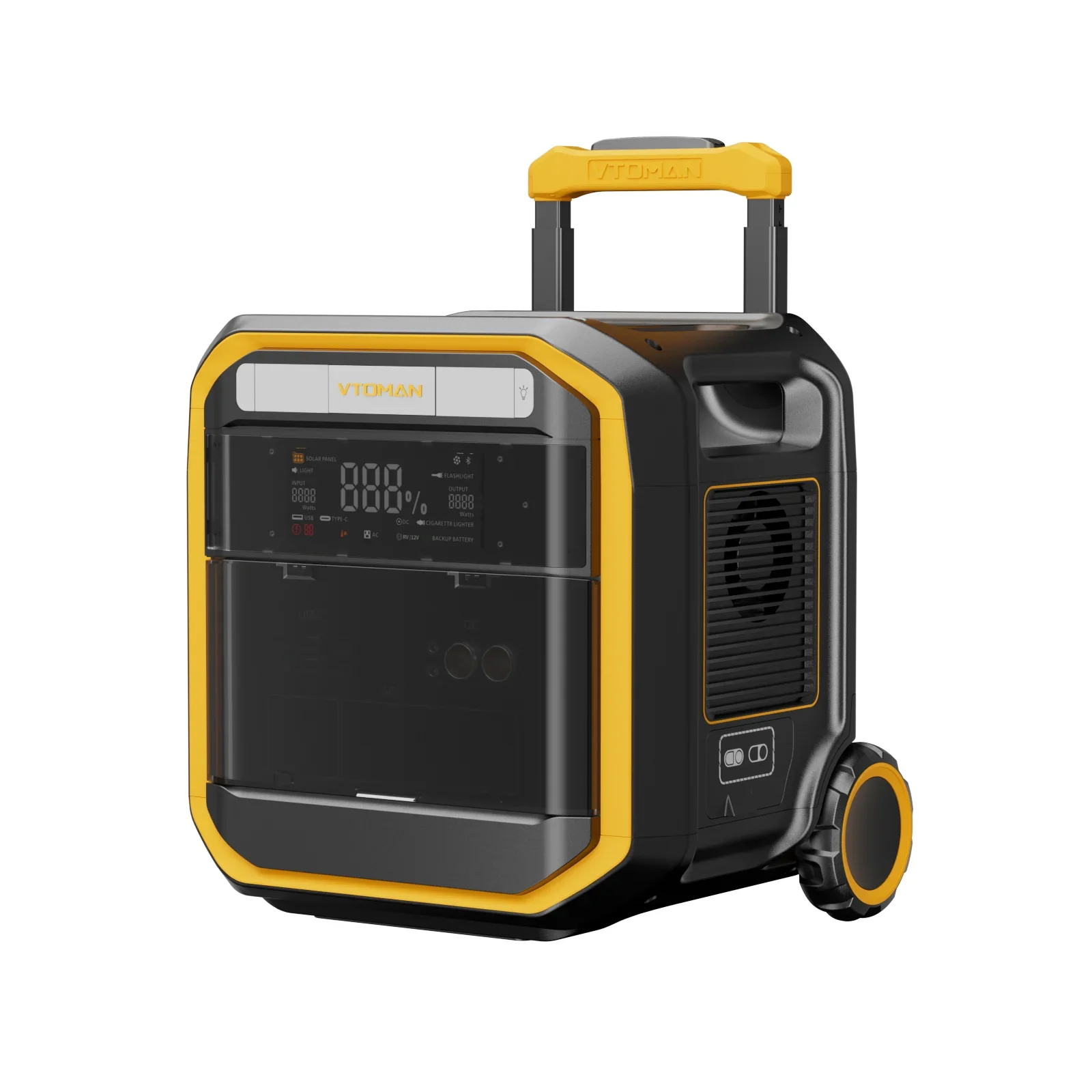 VTOMAN FlashSpeed Pro 3600 with 200W Pro Solar Panel - Image 5