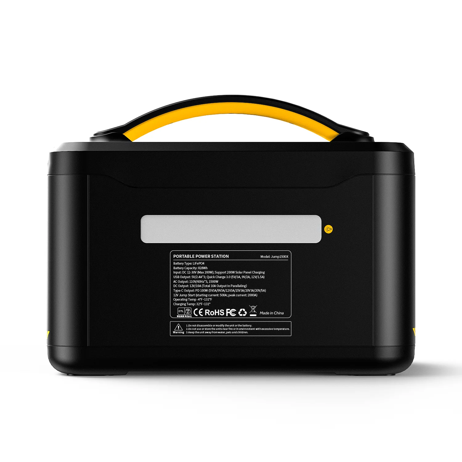 VTOMAN Jump 1500W/2376Wh with 200W Solar Panel - Image 5
