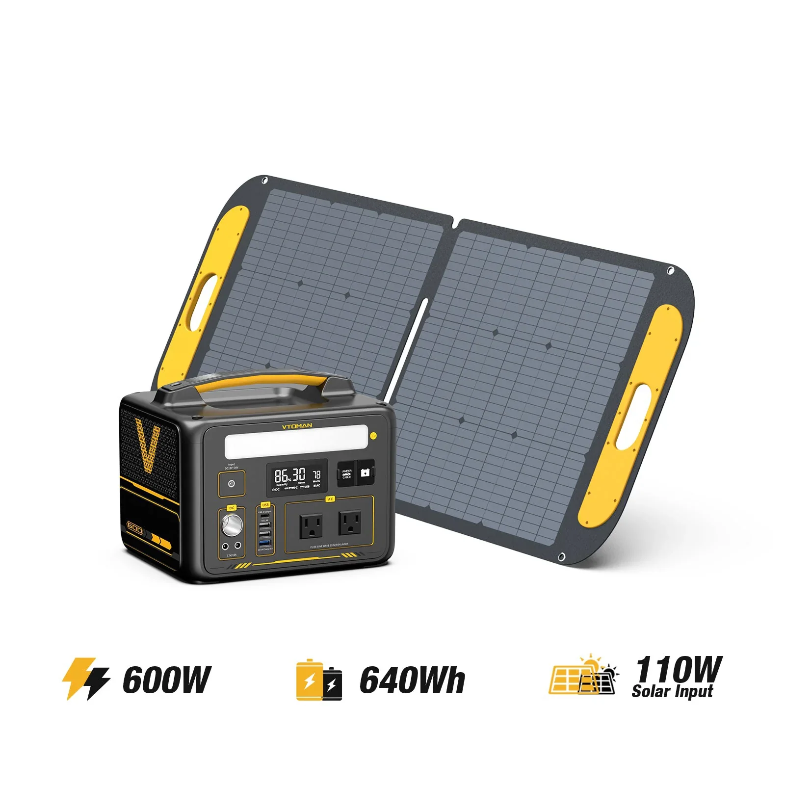 VTOMAN Jump 600 Portable Power Station (CANADA ONLY) - Image 5